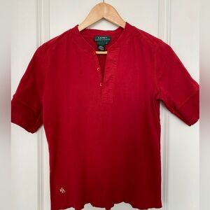 Red Ralph Lauren Short-Sleeve Tee - Size XS/S
